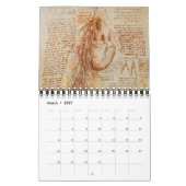 LEONARDO DA VINCI tekeningen 2015 Kalender (Mar 2027)