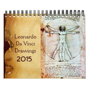 LEONARDO DA VINCI tekeningen 2015 Kalender
