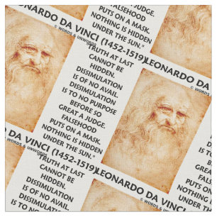Leonardo da Vinci Truth kan geen verborgen offerte Stof