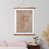 Leonardo da Vinci, vermoedelijk zelfportret Hangend Wandkleed (Slaapkamer)