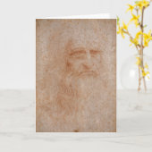 Leonardo da Vinci, vermoedelijk zelfportret Kaart (Gele Bloem)