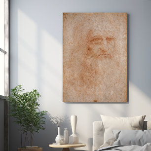 Leonardo da Vinci, vermoedelijk zelfportret Poster