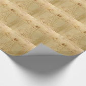Leonardo da Vinci , Vitruvian Man Cadeaupapier (Hoek)
