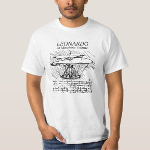 Leonardo Da Vinci vliegmachine! De vlucht van Ge T-shirt
