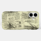 Leonardo da Vinci's anatomie van de menselijke han Case-Mate iPhone Case (Achterkant (horizontaal))