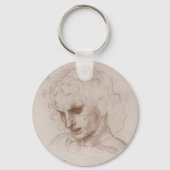 Leonardo da Vinci's apostel Jacobus Sforza Kasteel Sleutelhanger (Achterkant)