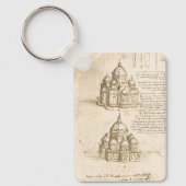 Leonardo da Vinci's Architectonische Kathedraalstu Sleutelhanger (Voorkant)