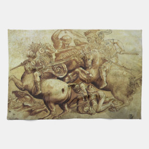 Leonardo da Vinci's De Slag bij Anghiari Theedoek