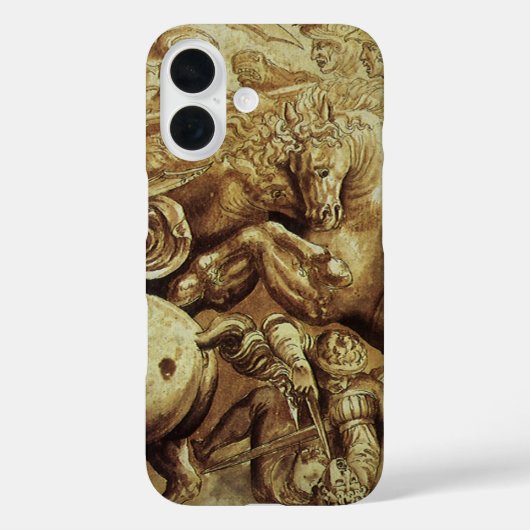 Leonardo da Vinci's De slag om Anghiari Case-Mate iPhone Case (Achterkant)