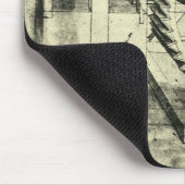 Leonardo da Vinci's door een loopband aangedreven Muismat (Hoek)