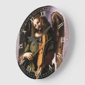 Leonardo da Vinci's Engel in Groen met een Vielle Grote Klok (Hoek)