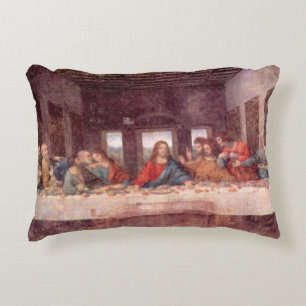 Leonardo da Vinci's Het Laatste Avondmaal Accent Kussen