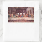 Leonardo da Vinci's Het Laatste Avondmaal Rechthoekige Sticker (Tas)