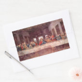 Leonardo da Vinci's Het Laatste Avondmaal Rechthoekige Sticker (Envelop)