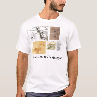 Leonardo Da Vinci's ketches T-shirt