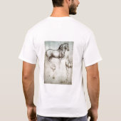 Leonardo Da Vinci's ketches T-shirt (Achterkant)