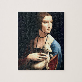 Leonardo da Vinci's Lady met een Ermine Legpuzzel