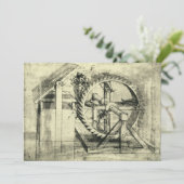 Leonardo da Vinci's loopband aangedreven kruisboog (Staand voorkant)