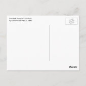 Leonardo da Vinci's loopband aangedreven kruisboog Briefkaart (Achterkant)