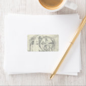 Leonardo da Vinci's loopband aangedreven kruisboog Etiket (Insitu)