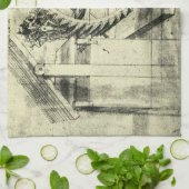 Leonardo da Vinci's loopband aangedreven kruisboog Theedoek (Gevouwen)