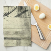 Leonardo da Vinci's loopband aangedreven kruisboog Theedoek (Quarter Fold)