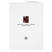 Leonardo da Vinci's Maagd (Madonna) van de rotsen (Achterkant)