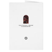 Leonardo da Vinci's Maagd (Madonna) van de rotsen (Achterkant)