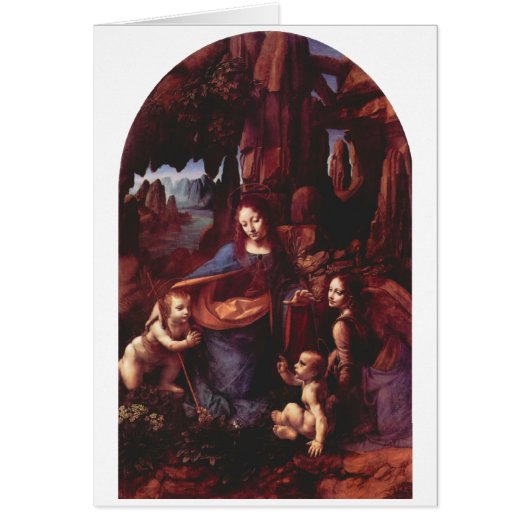 Leonardo da Vinci's Maagd (Madonna) van de rotsen (Voorkant)