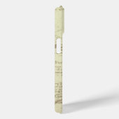 Leonardo da Vinci's menselijke anatomie ruggengraa Case-Mate iPhone Case (Achterkant / Rechts)