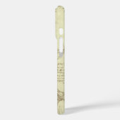 Leonardo da Vinci's menselijke anatomie ruggengraa Case-Mate iPhone Case (Achterkant / Links)