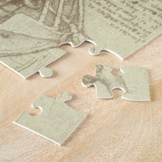 Leonardo da Vinci's menselijke anatomie ruggengraa Legpuzzel (Zijkant)