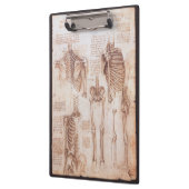 Leonardo da Vinci's menselijke anatomie skelet Bot Klembord (Links)
