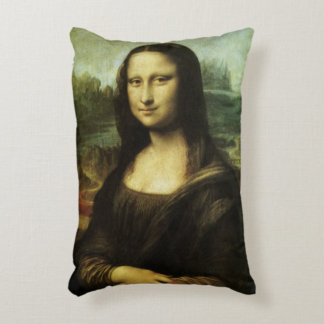 Leonardo da Vinci's Mona Lisa, Renaissancekunst Accent Kussen (Voorkant(Verticaal))