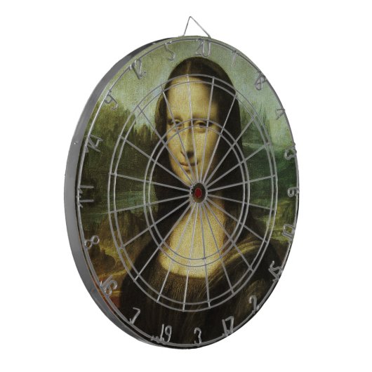 Leonardo da Vinci's Mona Lisa, Renaissancekunst Dartbord (Voorkant Links)
