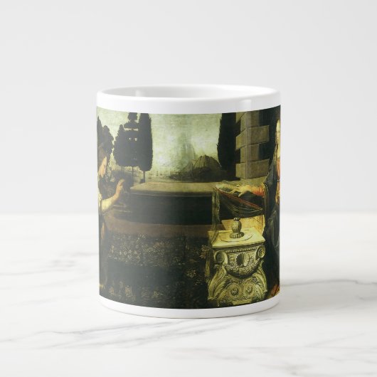 Leonardo da Vinci's verklaring van de Heer Extra Grote Mok (Voorkant)