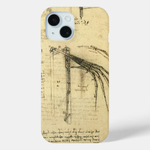 Leonardo da Vinci's vleugel op vliegmachineschets