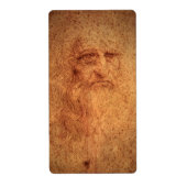 Leonardo da Vinci's Zelfportret, Renaissancekunst Etiket (Voorkant)