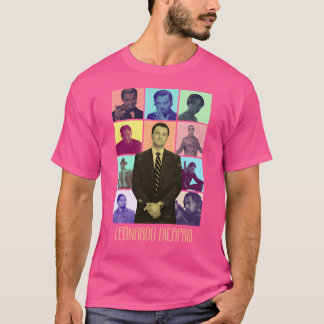 Leonardo DiCaprio - Iconische Rollen Collage T-shirt