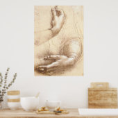 LEONARDO Leonardo da Vinci HANDEN Onderzoek van ha Poster (Keuken)