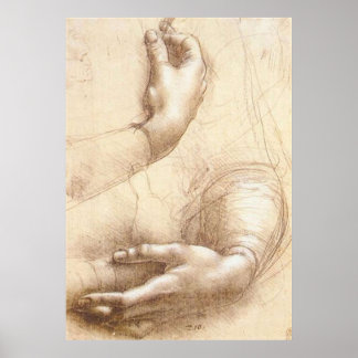 LEONARDO Leonardo da Vinci HANDEN Onderzoek van ha Poster