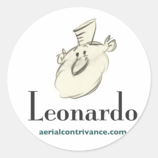 Leonardo Ronde Sticker