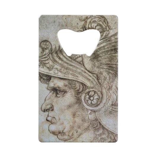 Leonardo’s Helmeted Warrior  (Devant)