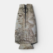 Leonardo’s Helmeted Warrior Flesjeskoeler (Achterkant)