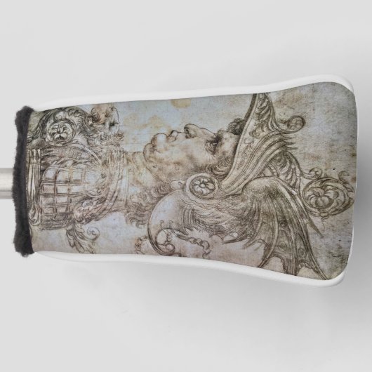 Leonardo’s Helmeted Warrior Golfheadcover (Voorkant)