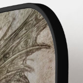 Leonardo’s Helmeted Warrior Pickleball Paddle (Links Detail)