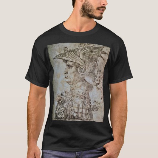 Leonardo’s Helmeted Warrior T-shirt (Voorkant)