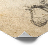 Leonardo Study for Horse Legs Poster (Hoek)