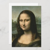 Leonardo Vinci | Mona Lisa, c.1503-6 Bedankkaart (Voorkant / Achterkant)