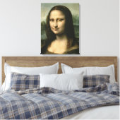 Leonardo Vinci | Mona Lisa, c.1503-6 Canvas Afdruk (Insitu (Slaapkamer))